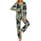 200gsm V-Neck Pajama Set(All-Over Printing)