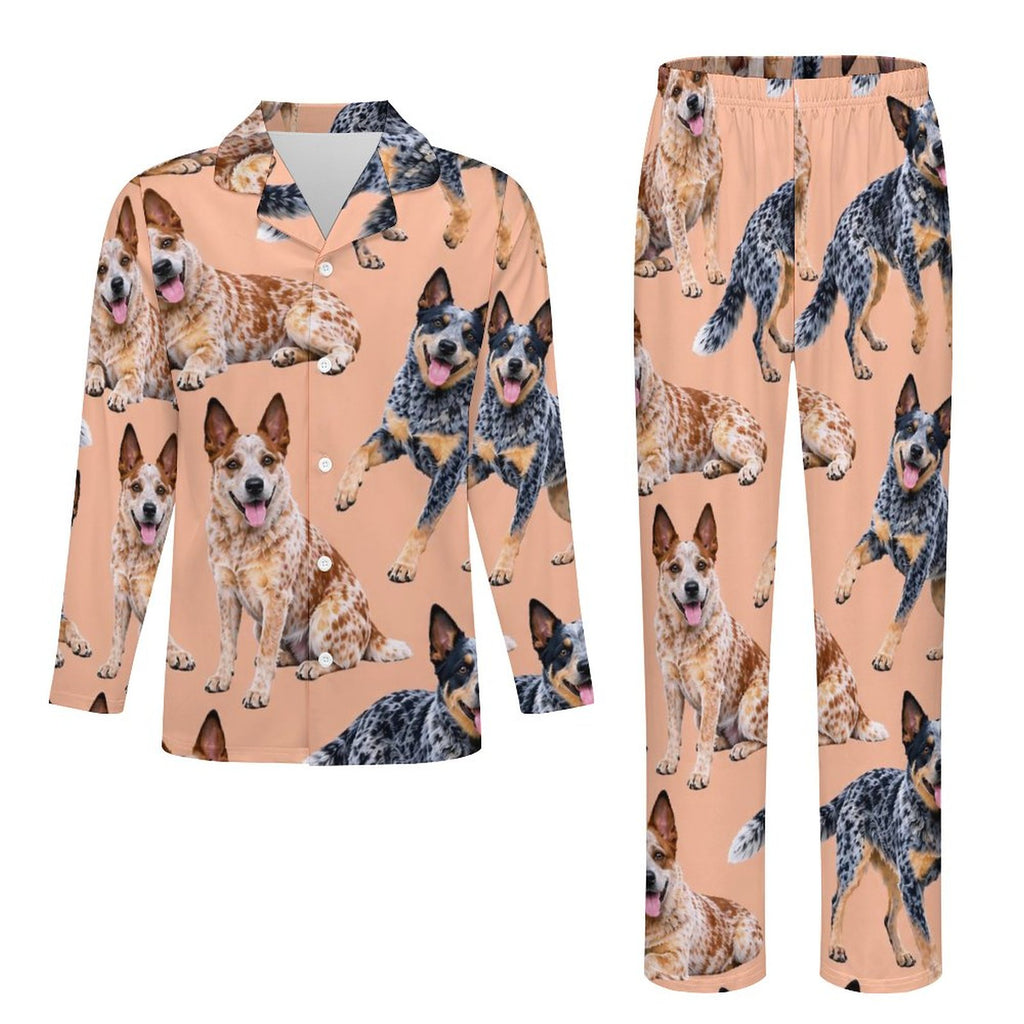 180gsm Long Sleeve Kid Pajama Set(All-Over Printing)