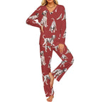 200gsm V-Neck Pajama Set(All-Over Printing)