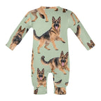 Dog Lover, Pet Owner, Cotton Long Sleeve Infant Bodysuit (All-Over Printing)