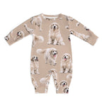 Dog Lover, Pet Owner, Cotton Long Sleeve Infant Bodysuit (All-Over Printing)