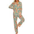 200gsm V-Neck Pajama Set(All-Over Printing)