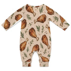 Cotton Long Sleeve Infant Bodysuit (All-Over Printing)