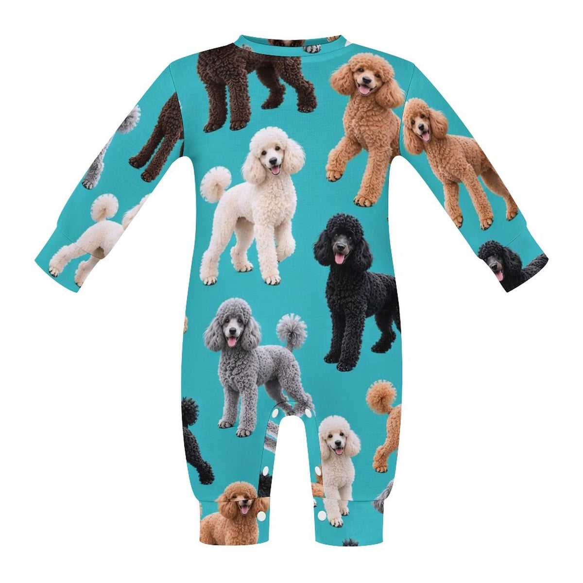 Dog Lover, Pet Owner, Cotton Long Sleeve Infant Bodysuit (All-Over Printing)