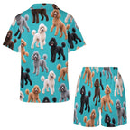 Women's Satin Cuban Collar Pajama Set(All-Over Printing)