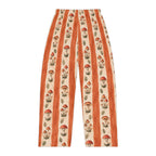 Vintage Mushroom Stripe Pajama Pants | Women's Lounge Trousers
