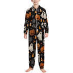 250gsm Flannel Footless Zip up Kid Jumpsuit Pajamas(All-Over Printing)