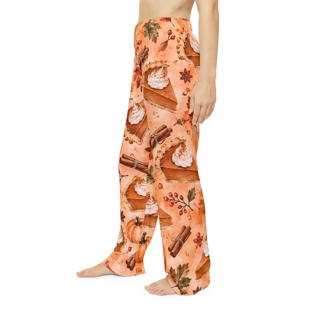 Pumpkin Pie Fall Pajama Pants — Women's Cozy Autumn Lounge Trousers