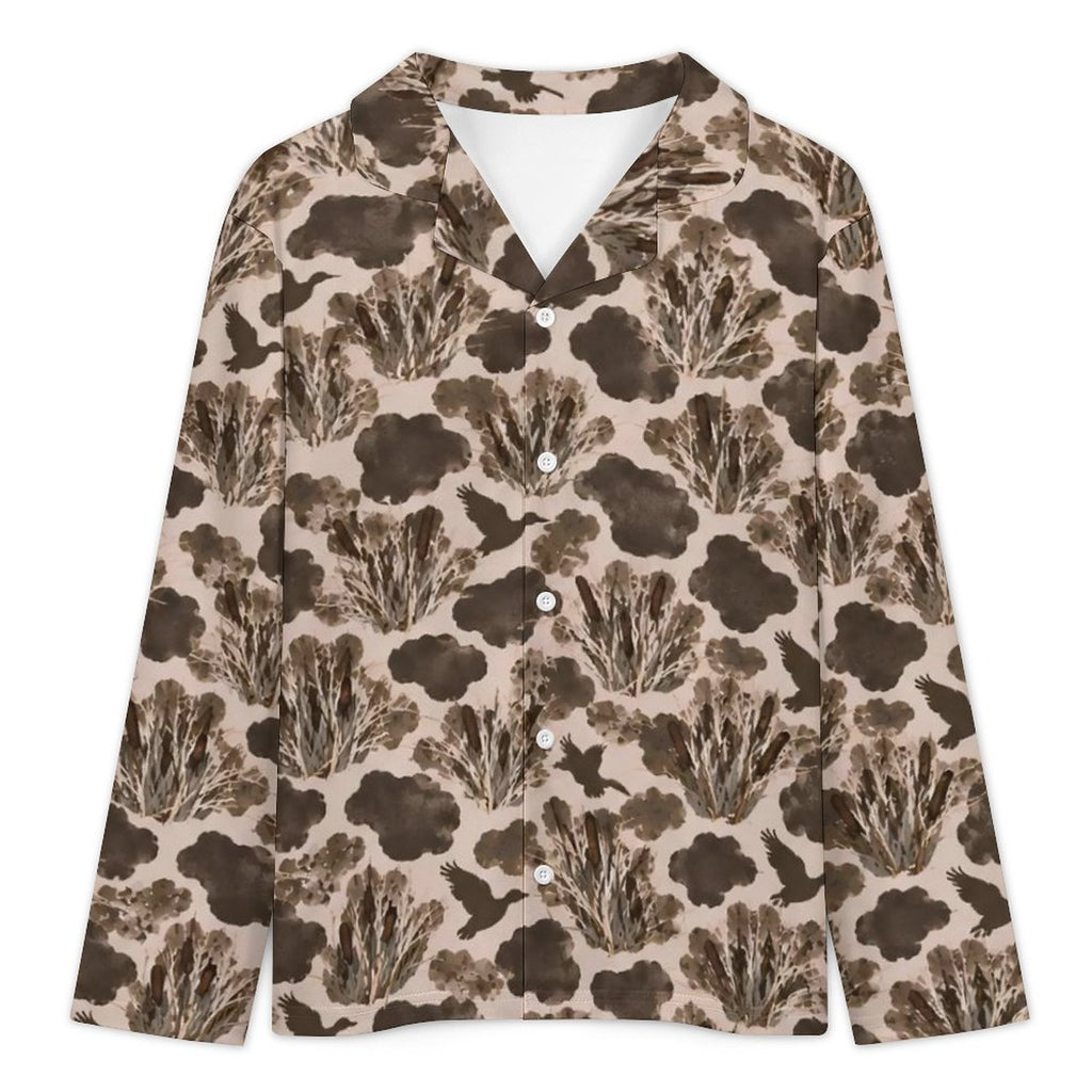 Ducky Camo, Long Sleeve Kid Pajama Set