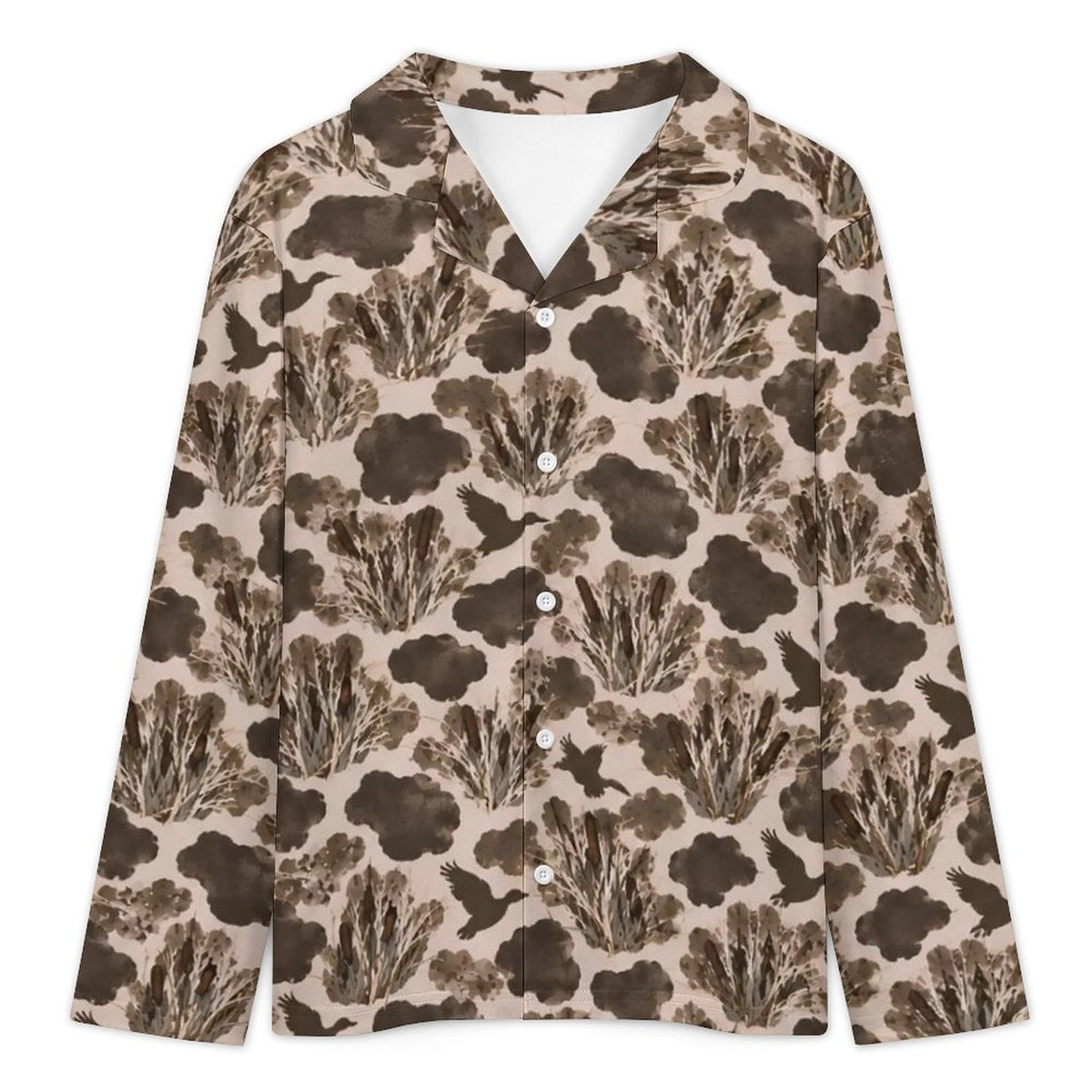 Ducky Camo, Long Sleeve Kid Pajama Set