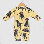 Dog Lover, Pet Owner, Cotton Long Sleeve Infant Bodysuit (All-Over Printing)
