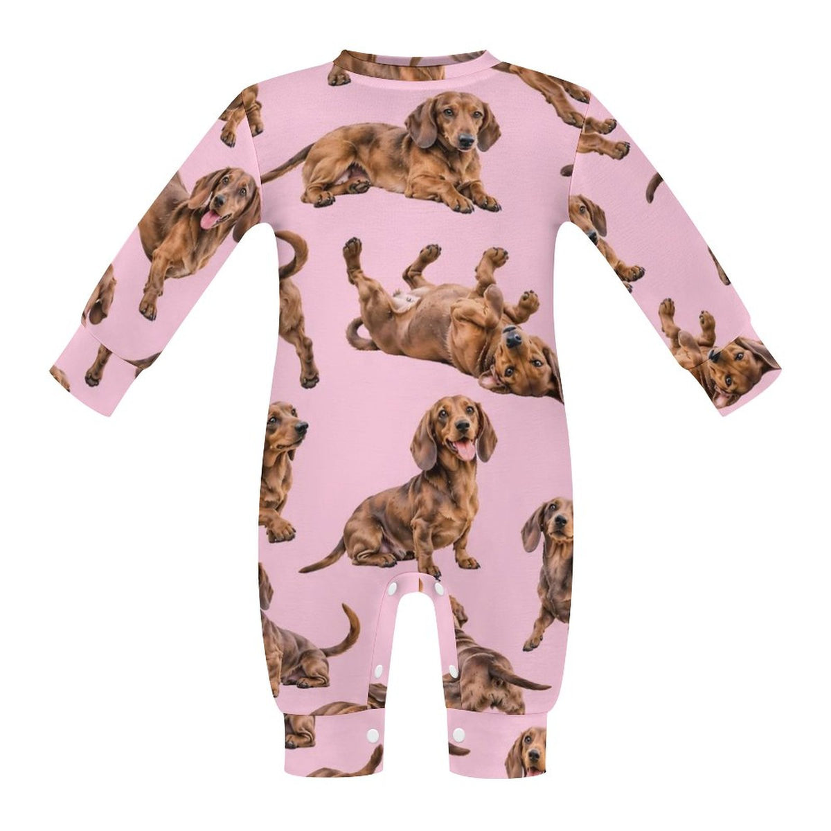 Dog Lover, Pet Owner, Cotton Long Sleeve Infant Bodysuit (All-Over Printing)