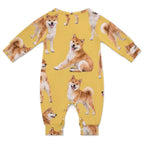 Dog Lover, Pet Owner, Cotton Long Sleeve Infant Bodysuit (All-Over Printing)