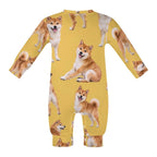 Cotton Long Sleeve Infant Bodysuit (All-Over Printing)