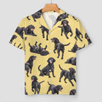 Women's Satin Cuban Collar Pajama Set(All-Over Printing)
