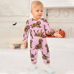 Dog Lover, Pet Owner, Cotton Long Sleeve Infant Bodysuit (All-Over Printing)