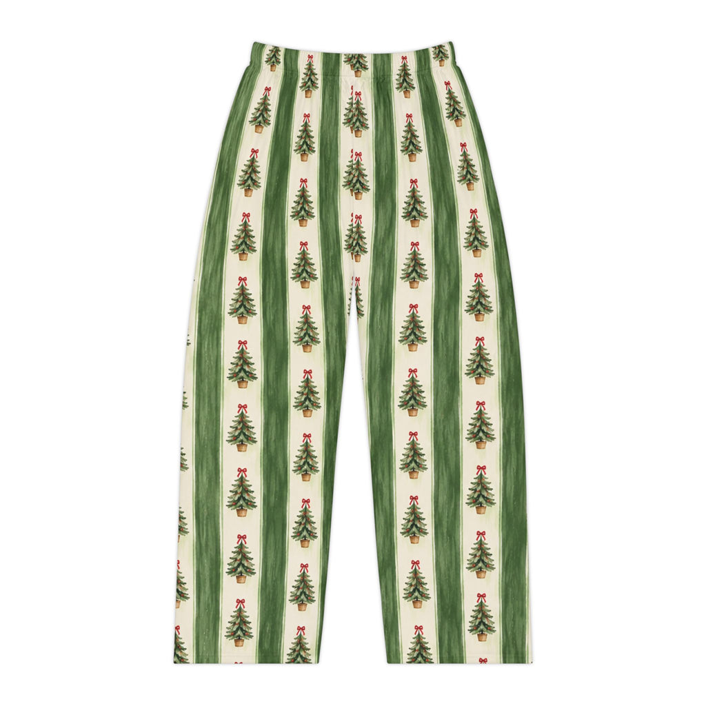 Christmas Tree Stripe Pajama Pants | All-Over Print Lounge Pants