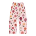 Vintage Dahlia Floral Pajama Pants | Pink All-Over Print