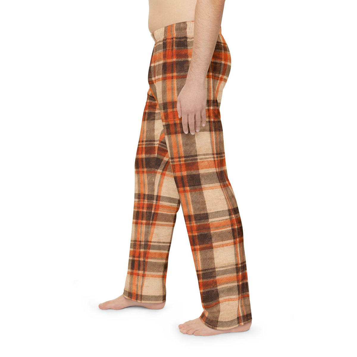 Men's Fall Plaid Pajama Pants — Autumn Hunting Lounge Bottoms
