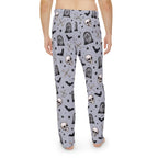 Skull & Tombstone Men's Pajama Pants — Spooky Halloween Lounge Sleepwear