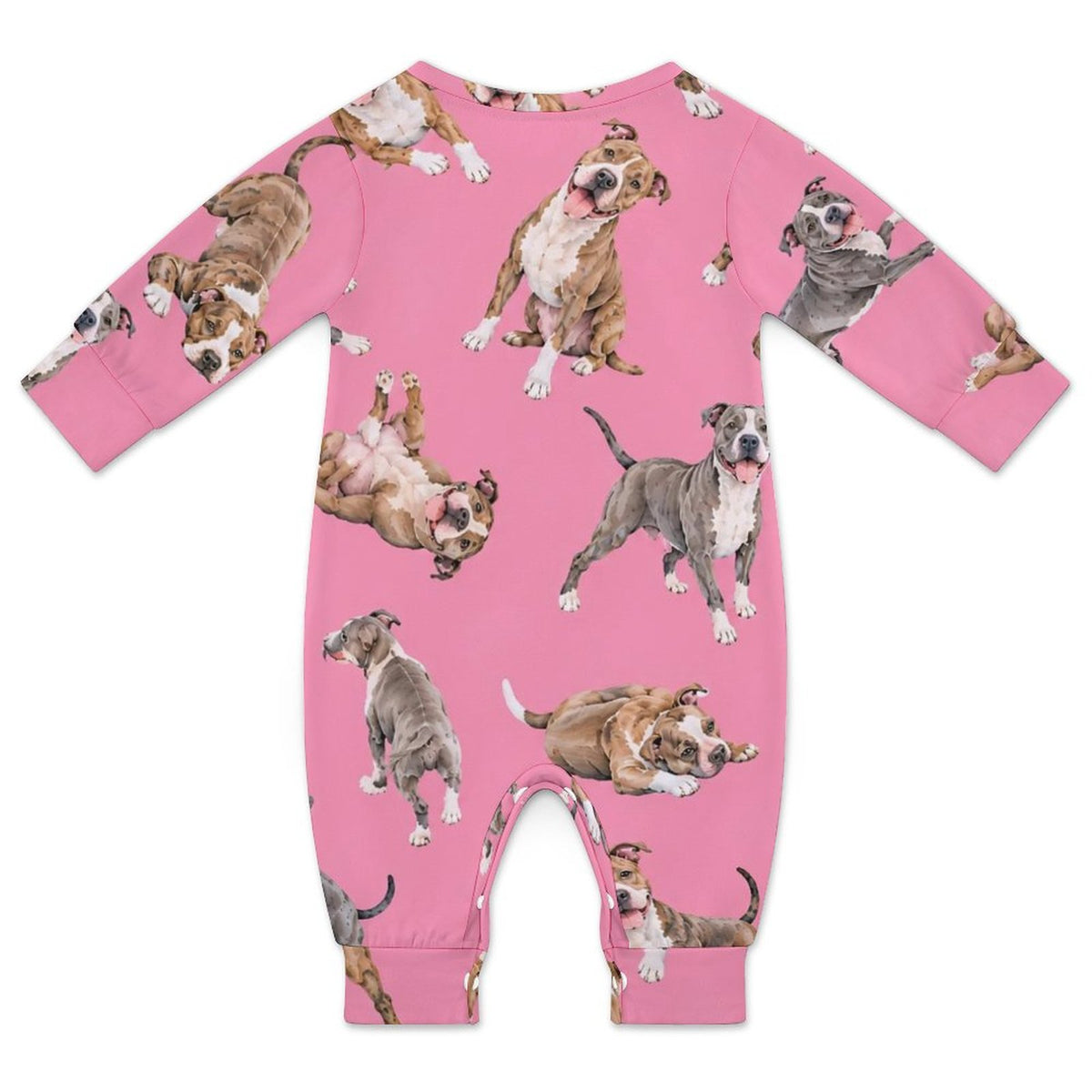 Dog Lover, Pet Owner, Cotton Long Sleeve Infant Bodysuit (All-Over Printing)