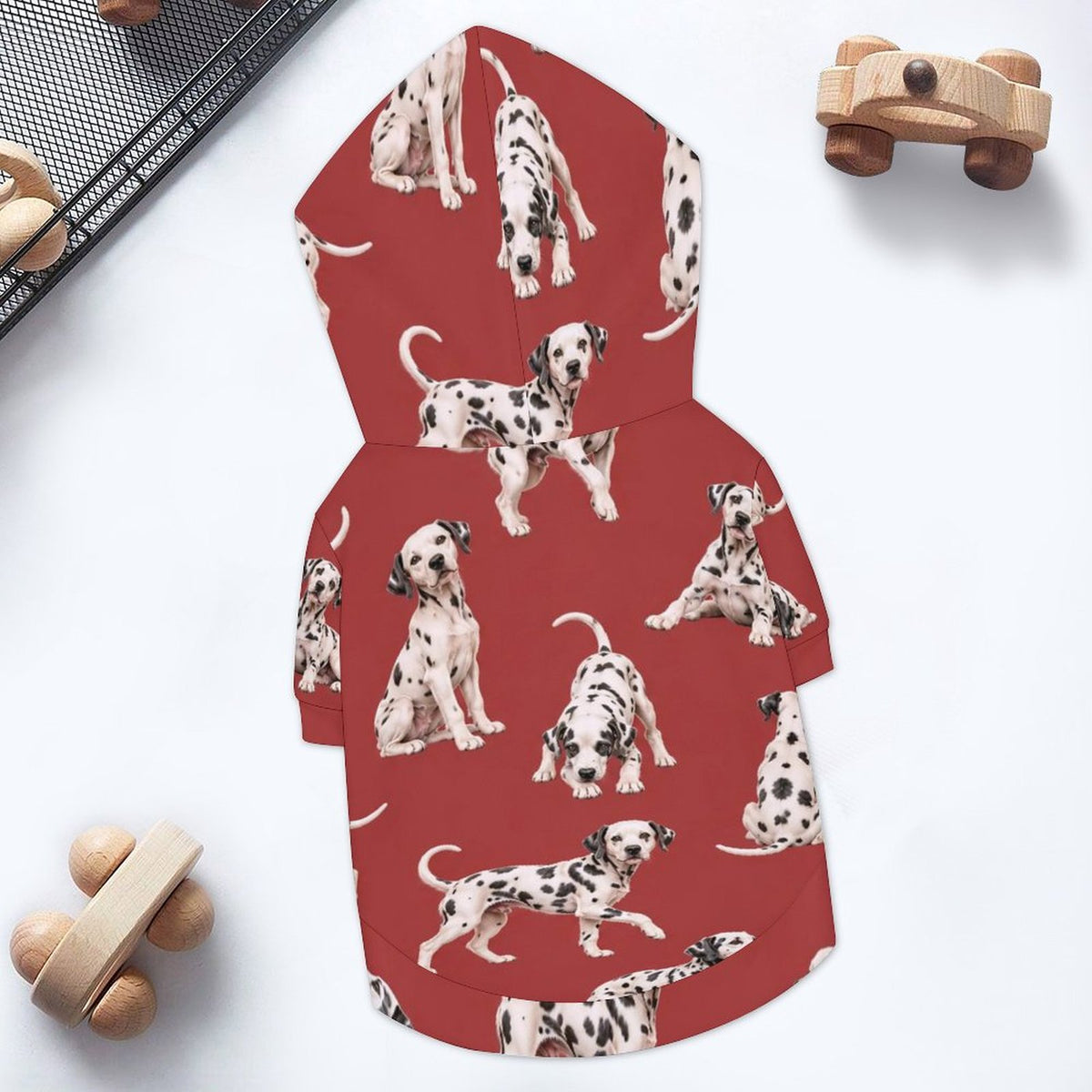 200gsm Plus Size Pet Hooded Sweatshirt(All-Over Printing)