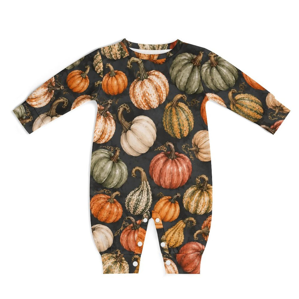 Cotton Long Sleeve Infant Bodysuit (All-Over Printing)