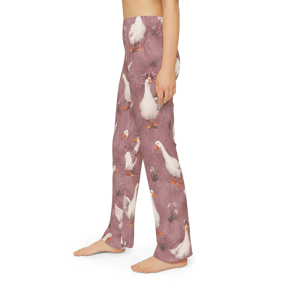 Kids Goose Print Lounge Pants — Cozy All-Over-Print Pajama Bottoms for Children