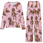 200gsm V-Neck Pajama Set(All-Over Printing)