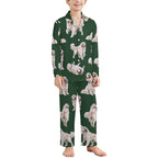 180gsm Long Sleeve Kid Pajama Set(All-Over Printing)