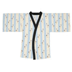 Baby boy stork Stripe Kimono Robe — Long Sleeve Lounge Robe