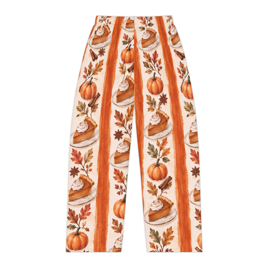 Pumpkin Pie Stripe Pajama Pants — Women's Fall Lounge Pants
