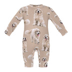 Dog Lover, Pet Owner, Cotton Long Sleeve Infant Bodysuit (All-Over Printing)
