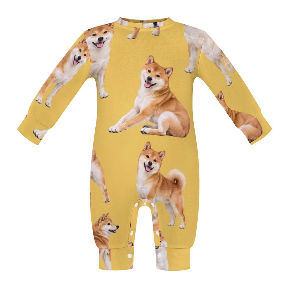 Dog Lover, Pet Owner, Cotton Long Sleeve Infant Bodysuit (All-Over Printing)