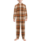 250gsm Flannel Footless Zip up Kid Jumpsuit Pajamas(All-Over Printing)