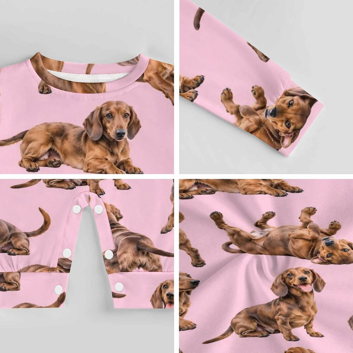 Dog Lover, Pet Owner, Cotton Long Sleeve Infant Bodysuit (All-Over Printing)