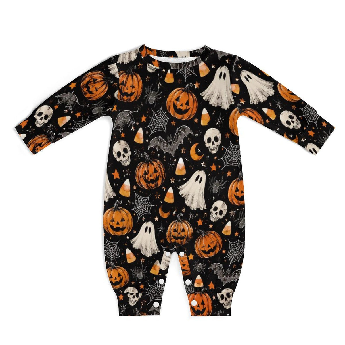 Cotton Long Sleeve Infant Bodysuit (All-Over Printing)