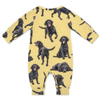 Dog Lover, Pet Owner, Cotton Long Sleeve Infant Bodysuit (All-Over Printing)