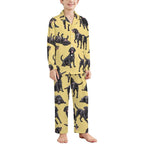 180gsm Long Sleeve Kid Pajama Set(All-Over Printing)