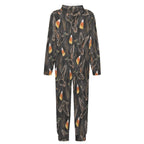 250gsm Flannel Footless Zip up Kid Jumpsuit Pajamas(All-Over Printing)