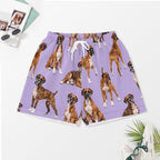 Women's Satin Cuban Collar Pajama Set(All-Over Printing)