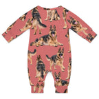 Dog Lover, Pet Owner, Cotton Long Sleeve Infant Bodysuit (All-Over Printing)