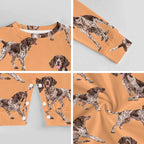 Dog Lover, Pet Owner, Cotton Long Sleeve Infant Bodysuit (All-Over Printing)