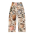 Coffee Lovers Pajama Pants — Cozy All-Over-Print Women's Lounge Pants with Cute Coffee Mug Pattern
