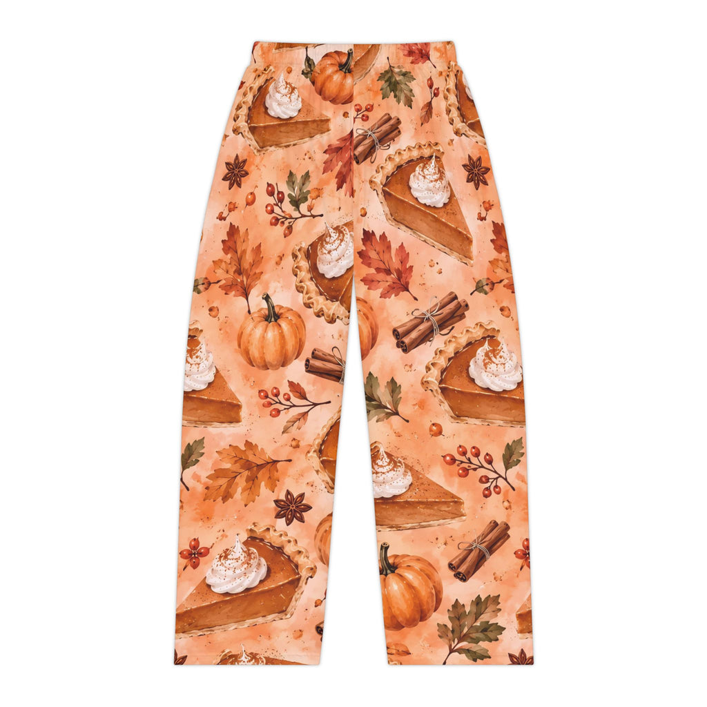 Pumpkin Pie Fall Pajama Pants — Women's Cozy Autumn Lounge Trousers
