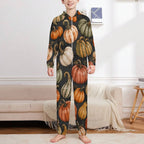 250gsm Flannel Footless Zip up Kid Jumpsuit Pajamas(All-Over Printing)