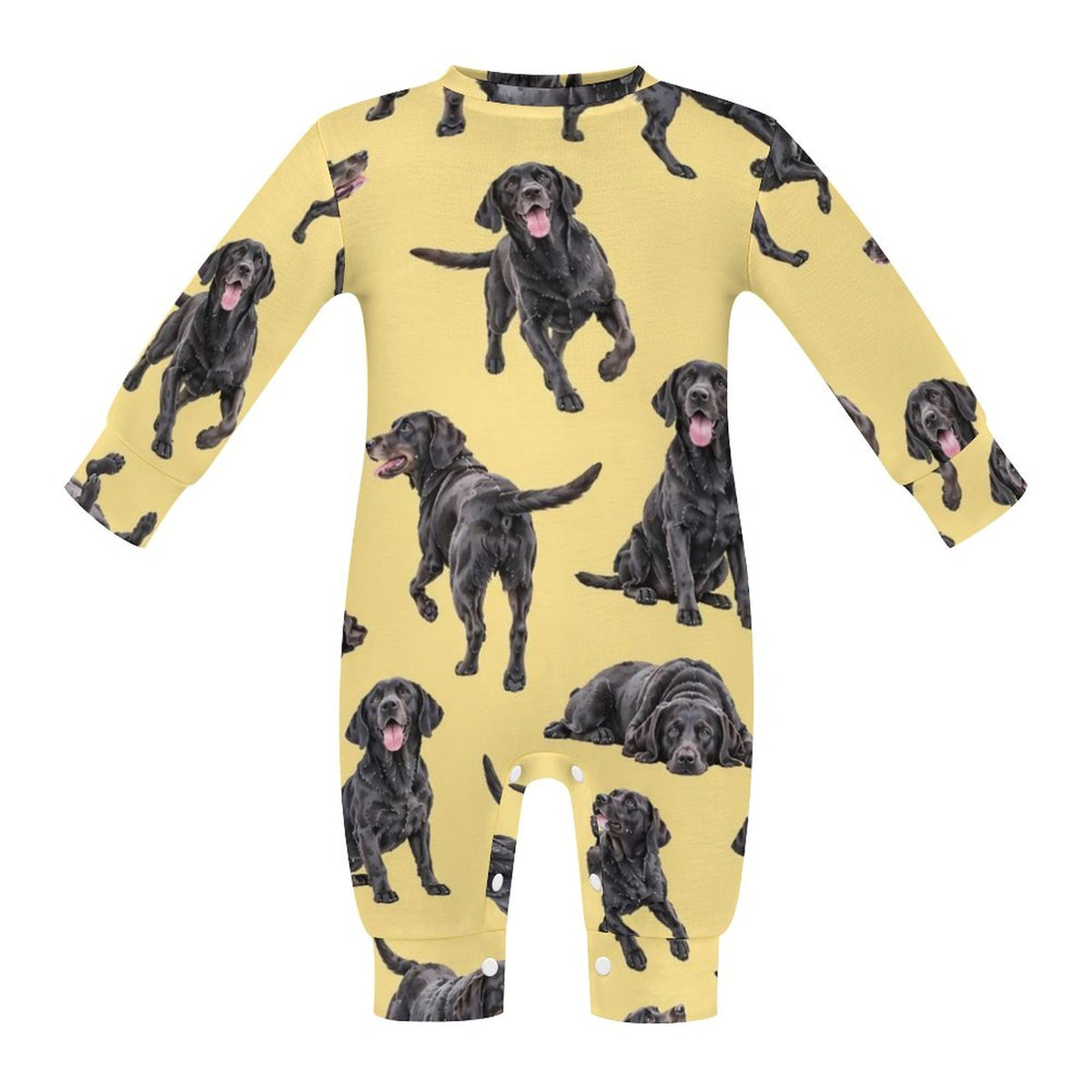 Dog Lover, Pet Owner, Cotton Long Sleeve Infant Bodysuit (All-Over Printing)