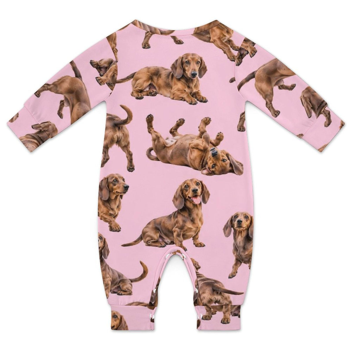 Dog Lover, Pet Owner, Cotton Long Sleeve Infant Bodysuit (All-Over Printing)