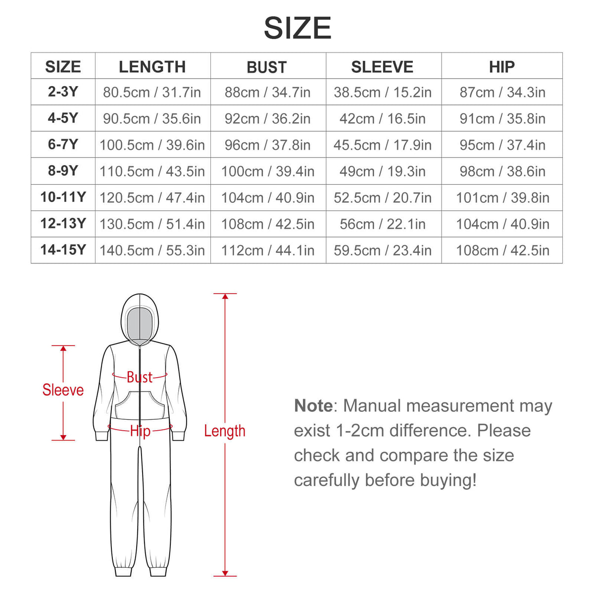 250gsm Flannel Footless Zip up Kid Jumpsuit Pajamas(All-Over Printing)