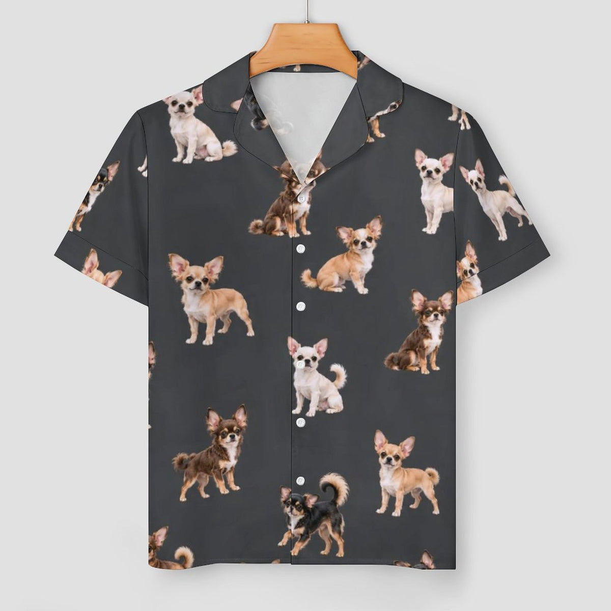 Women's Satin Cuban Collar Pajama Set(All-Over Printing)